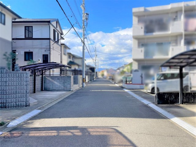 【前面道路含む現地写真】 | 桑名市新西方５丁目 | 前面道路