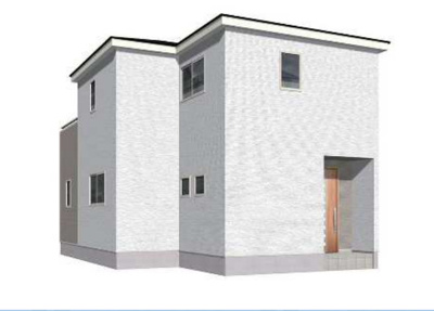 【外観パース】 | 海老名市杉久保南１丁目　新築戸建て　全２棟　【仲介手数料無料】 | 海老名市を中心に地域密着で営業♪不動産のことなら「大樹不動産」へ