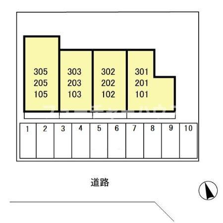 シュエット　ププレの区画図