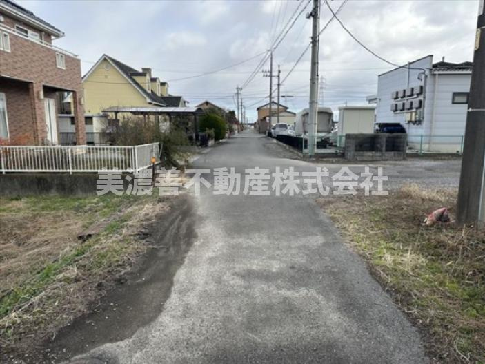 ６００４２　大垣市赤坂大門土地の前面道路含む現地写真