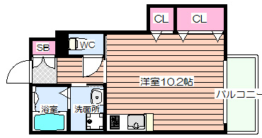 【間取り】 | メゾン田中-海老江