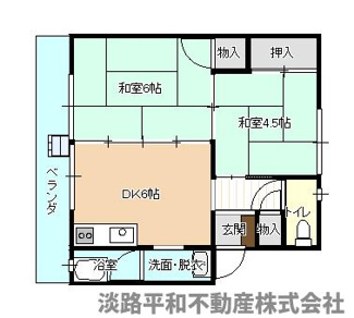 【間取り】 | 朝日マンション