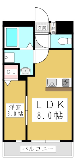 【間取り】 | カサ　デ　ルーナ