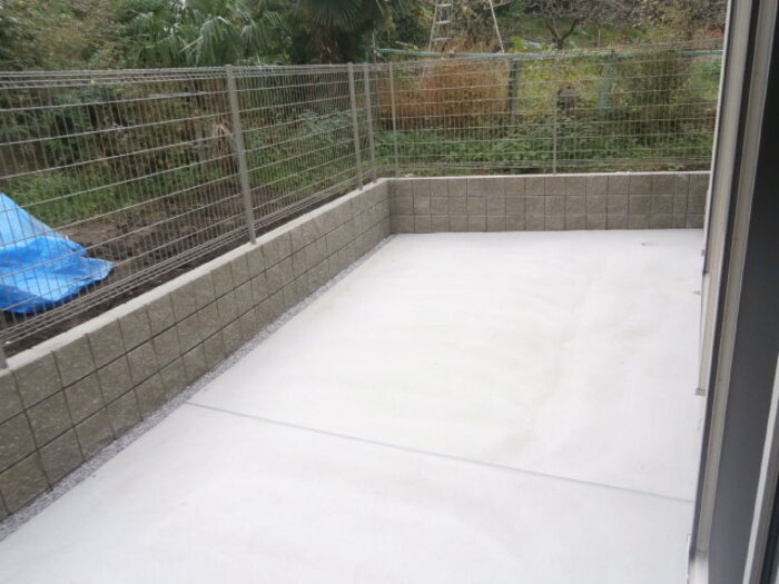 アンソレイエのバルコニー