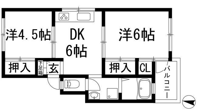 【間取り】 | 桜荘マンション