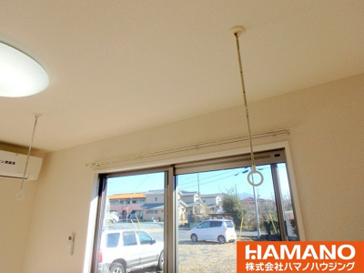 【設備】 | パストラルヒルズB | 室内物干し付