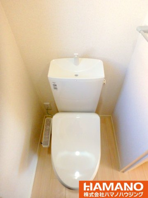 【トイレ】 | パストラルヒルズB | トイレもきれいです