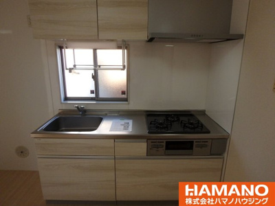 【キッチン】 | パストラルヒルズB | きれいなキッチンです