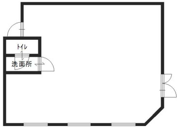 堺市堺区中之町西　貸店舗　物件番号：288028の間取り