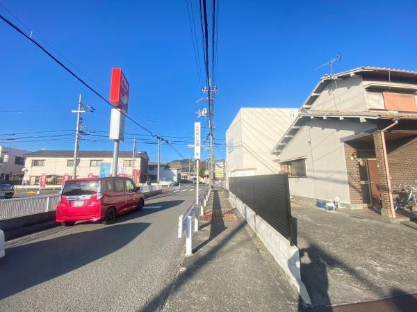 和歌山市木ノ本土地の前面道路含む現地写真