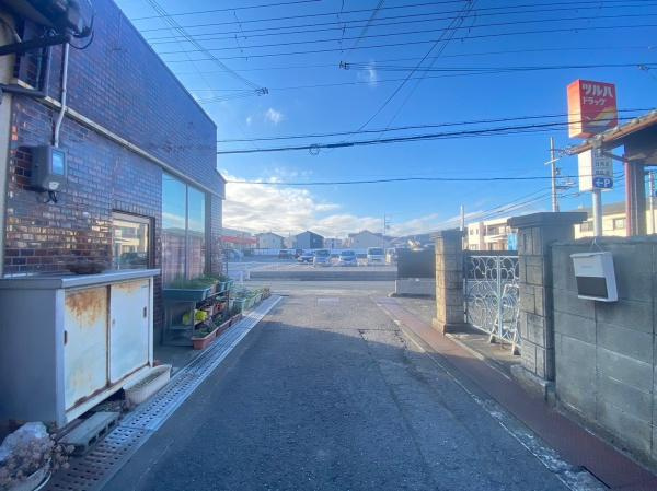 和歌山市木ノ本土地の前面道路含む現地写真