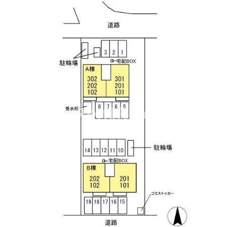 シュエット Ａの玄関