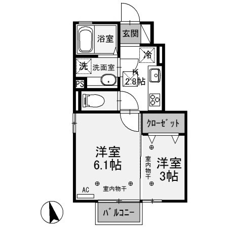 【間取り】 | ショコラ　A