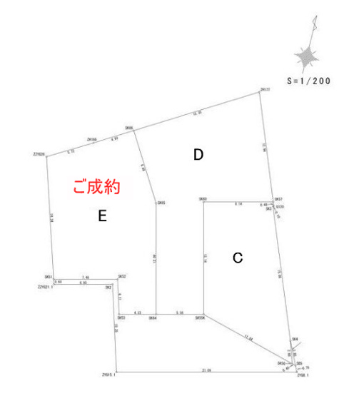 【区画図】 | 香美市土佐山田町/残り2区画