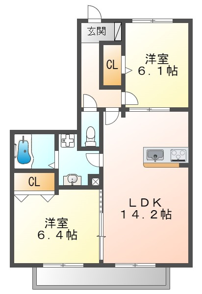 和庵（なごみ）の間取り