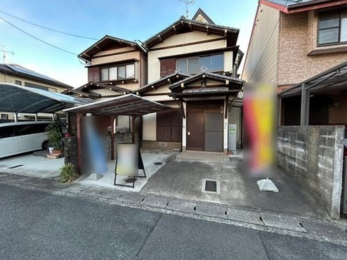 川島調子町　建築条件無土地の外観|【現在上物有】