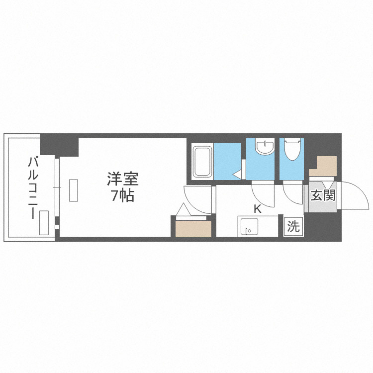 ファステートNAMBA華月の間取り
