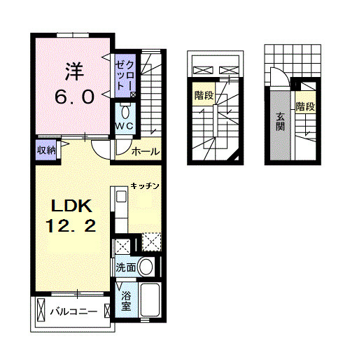 【間取り】 | ゼフィロス北島