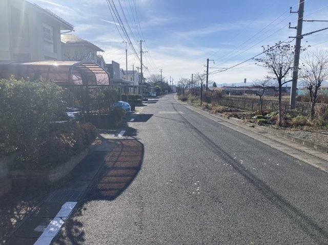 天童市長岡北2丁目中古住宅の周辺|前面道路