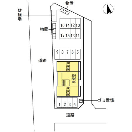 クレストシエルの区画図