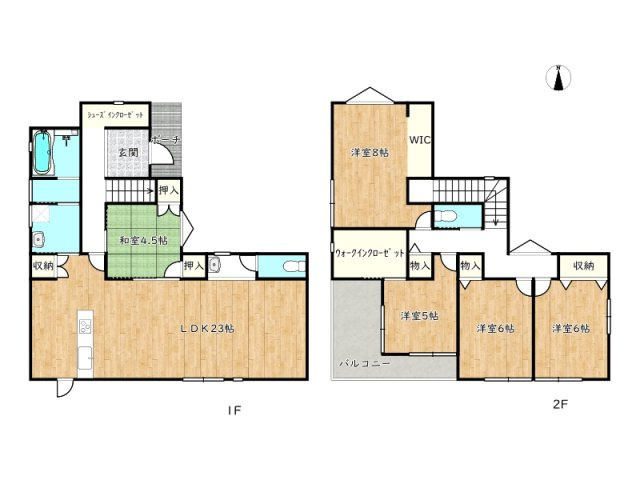 【間取り】 | 姫路市網干区田井／中古戸建