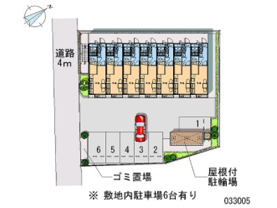 レオパレスMACHIDAの区画図