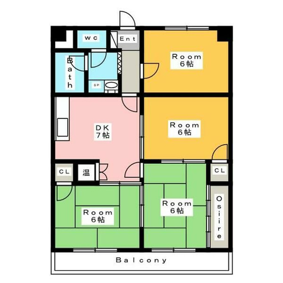 【間取り】 | アップヒル野々山ビル