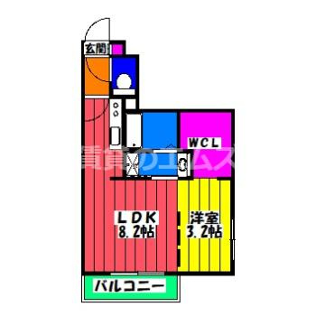 【間取り】 | ｑｕａｄｏｒ桜並木 | ｑｕａｄｏｒ桜並木の間取り