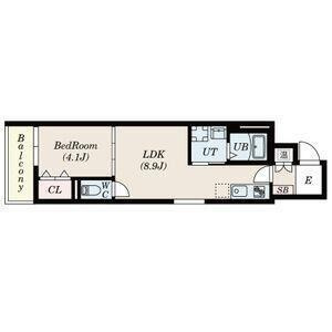 Polias南津守の間取り