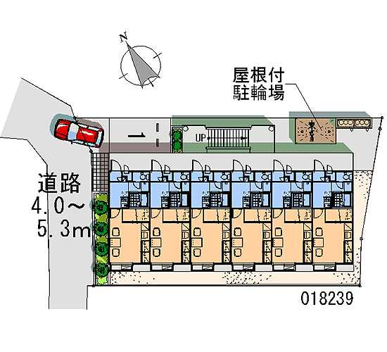 レオパレスＦＩＴⅡの区画図