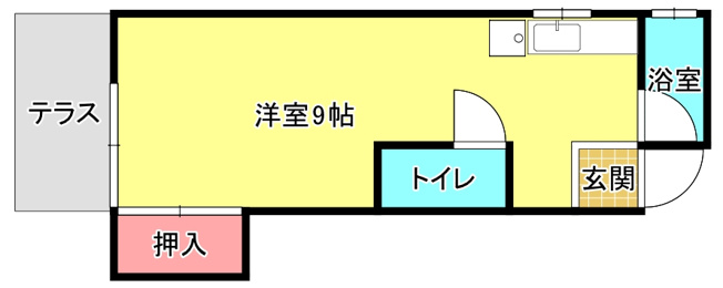 【間取り】 | コーポ竹