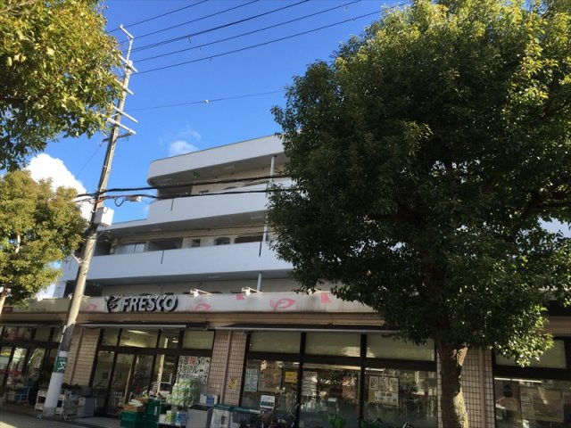日商岩井箕面ハイツB棟の周辺|フレスコ桜井店