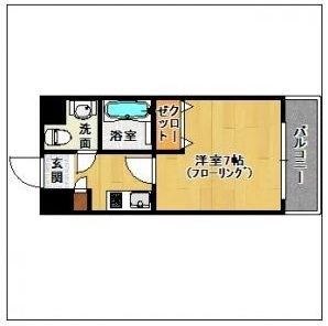 【間取り】 | ピュアドームヴィアーレ博多 | 現況優先。