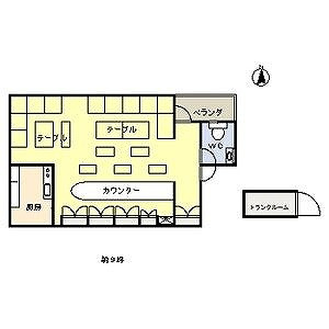 慶州館の間取り|現状有姿