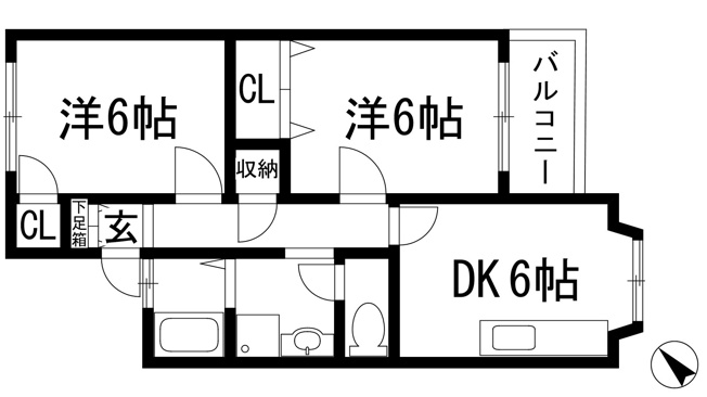 【間取り】 | La Vida花屋敷