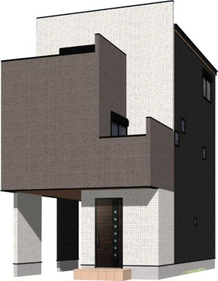 【外観パース】 | 三反田町3丁目新築戸建A号地