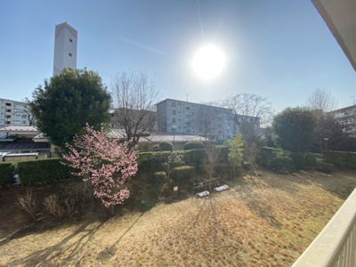 【展望】 | 宮向団地四街区六号棟 | 2階部分からの眺望です。