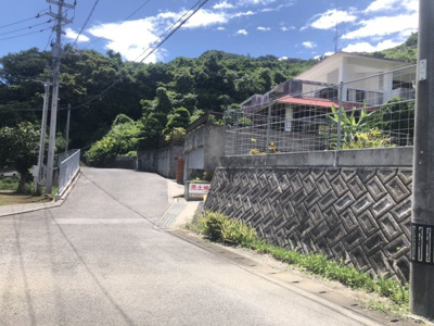 【前面道路含む現地写真】 | 安座間　土地