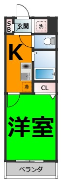 仲介手数料0円！！アイリス・コートの間取り
