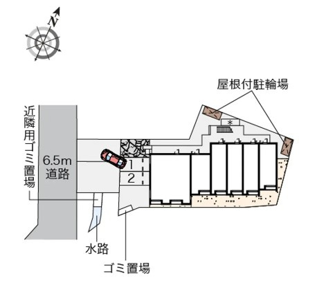 クレイノ優の区画図