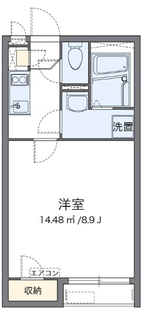 クレイノ優の間取り