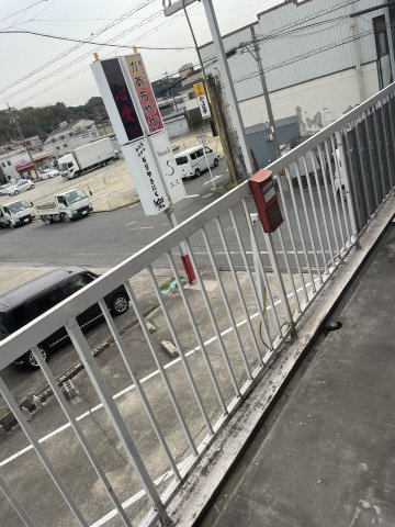 玉山ビルのバルコニー