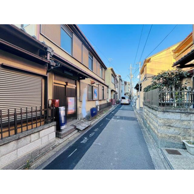 【前面道路含む現地写真】 | 西ノ京内畑町　売土地（建築条件付）