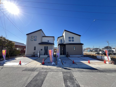 【前面道路含む現地写真】 | 木更津市中野　新築住宅　全２棟　３号棟 | 前面道路含む現地写真です