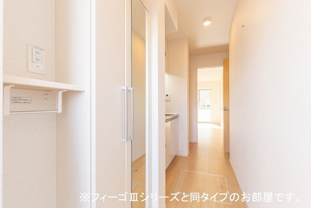 八女市本町のアパートの収納