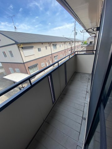 ＪＡハイツ谷川Ⅱのバルコニー