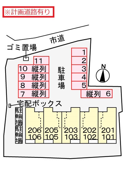 アンジェロ　セイスの区画図