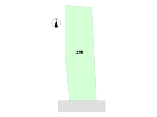 川西市鼓が滝2丁目売り土地の間取り