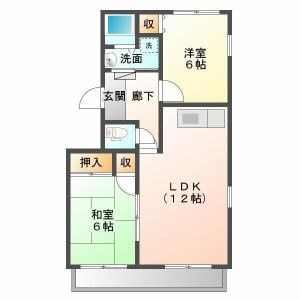 サンハイツ小森野Cの間取り
