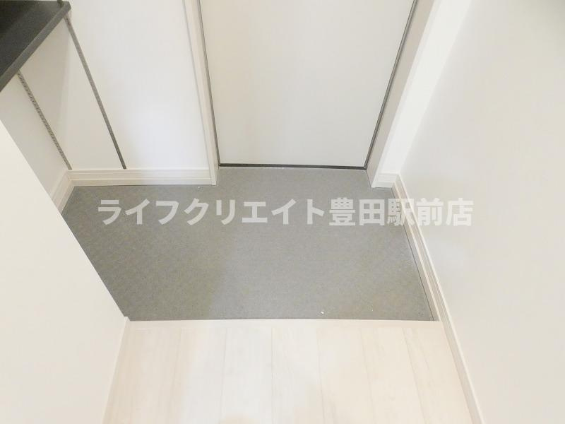 MELDIA長沼Ⅱの玄関